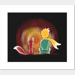 The Little Prince and the Red Fox Posters and Art